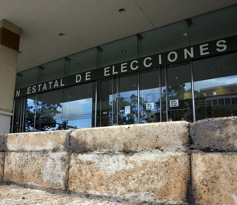 La sede de la Comisión Estatal de Elecciones. (GFR Media)