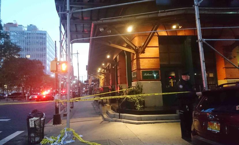 La Policía registró el restaurante Tribeca Grill, en Nueva York. (AP)