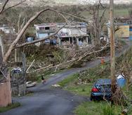 Devastación causada por el huracán María en Yabucoa.
