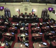 16 de noviembre de 2021- San Juan PR -- Sesin de la cmara y senado. En la foto vista parcial del hemiciclo del senado, presidido por Jose Luis Dalmau. xavier.araujo@gfrmedia.comXavier Araujo | GFR Media