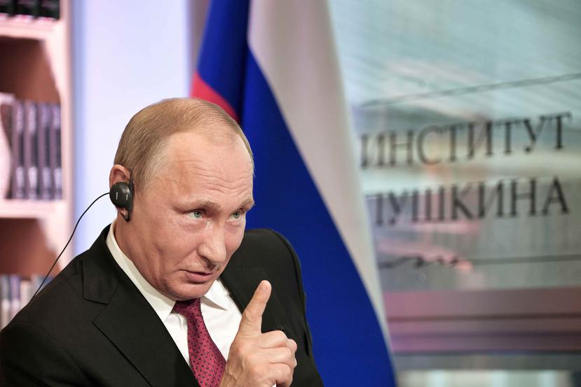 Las autoridades rusas han tachado de “ridículas” y “al borde de la fantasía” las acusaciones de que orquestaron los ataques. En la imagen, el presidente de Rusia, Vladimir Putin. (AP)