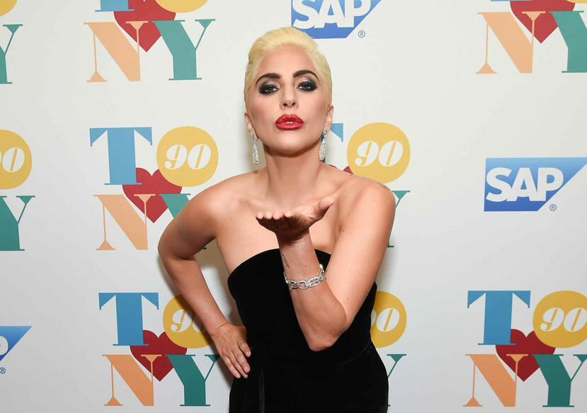 Gaga también participó como miembro de los jueces. (AP)