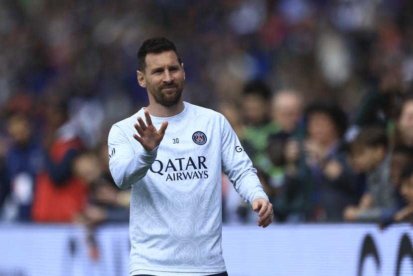Lionel Messi, del Paris Saint-Germain, se perderá la visita a Troyes el próximo domingo y el duelo en casa contra Ajaccio el 13 de mayo.