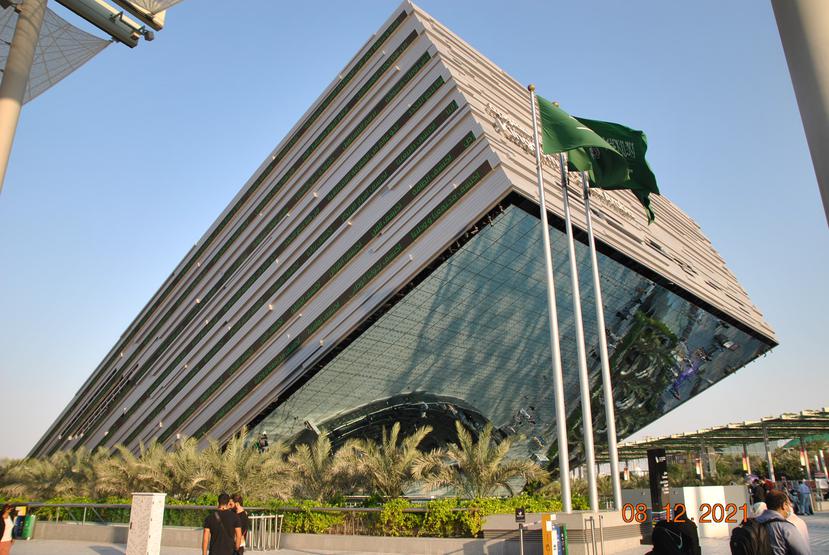 Pabellón de Arabia Saudita en la Expo 2020 de Dubái.