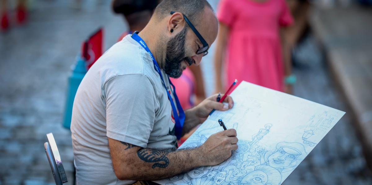 Entusiasmados los artistas plásticos con exhibir sus obras en las Fiestas de la Calle San Sebastián