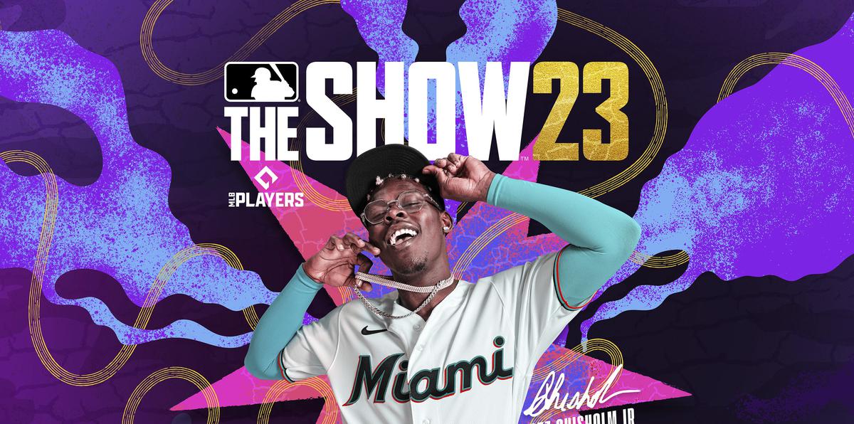Imagen de Sony Interactive Entertainment con la portada del videojuego de Sony MLB the Show 2023 con la joven estrella de los Marlins de Miami Jazz Chisholm Jr.