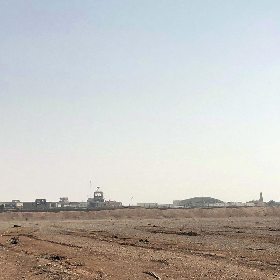 La base militar de al-Tanf en el sureste de Siria, en imagen del 22 de octubre de 2018.