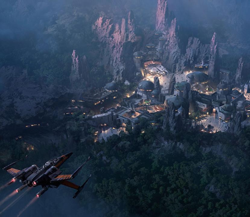Los aficionados podrán visitar en 2019 la nueva "tierra" de Disney dedicada a la "Guerra de las Galaxias" tanto en Disneyland Park, en California, como en Hollywood Studios, en Florida. (Imagen capturada de disneyparks.disney.go.com)