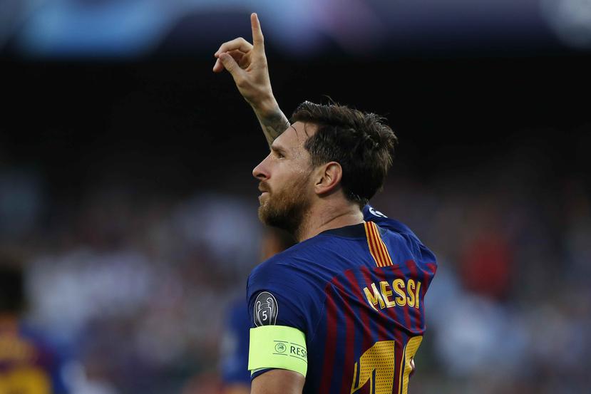 Lionel Messi, jugador del club de Barcelona. (AP)