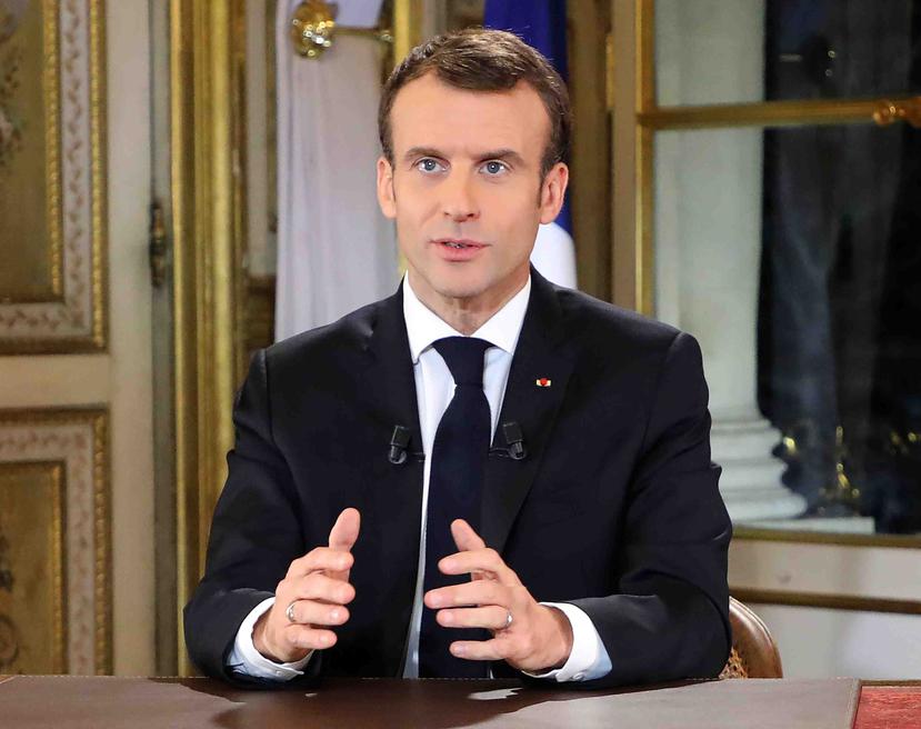 Emmanuel Macron. (AP)