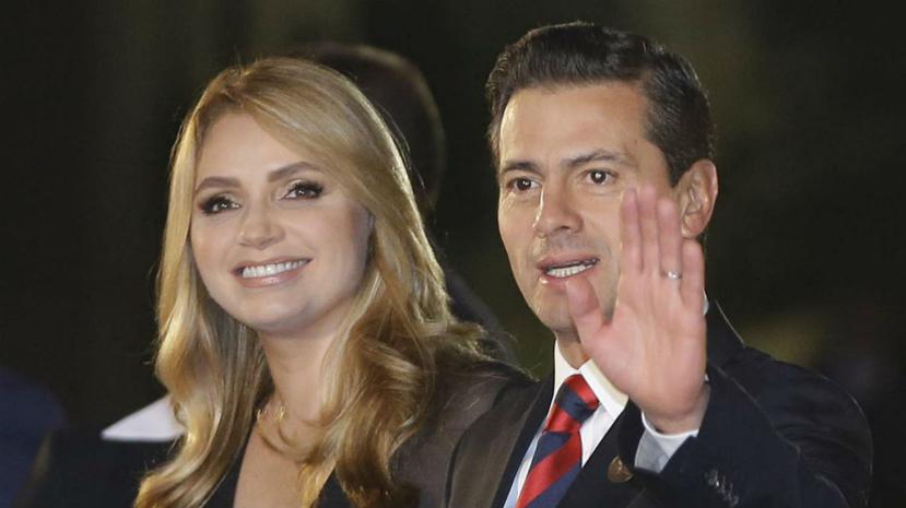 Angélica Rivera y Enrique Peña Nieto se casaron en el 2010. (AP)
