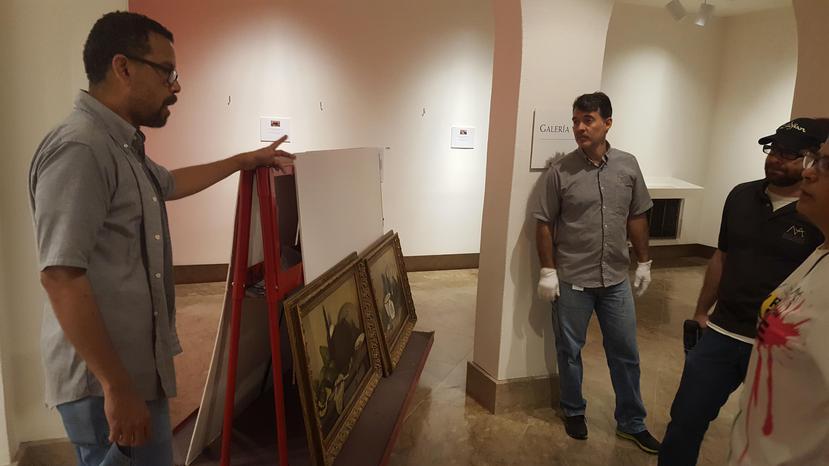 Personal del Museo de Arte de Puerto Rico removió de las salas algunas obras de arte para protegerlas en el depósito de la institución. (Suministrada)