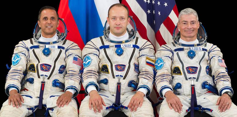 Acabá saldrá hacia el espacio junto a los astronautas Mark Vande Hei y Alexander Misurkin. (Captura / NASA)