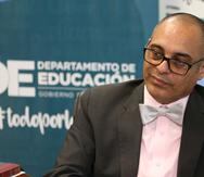 El secretario de Educación, Eligio Hernández, asistió a una vista en la Cámara de Representantes. (GFR Media)