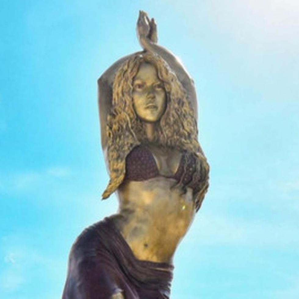 Barranquilla rinde homenaje a Shakira con una enorme estatua de bronce
