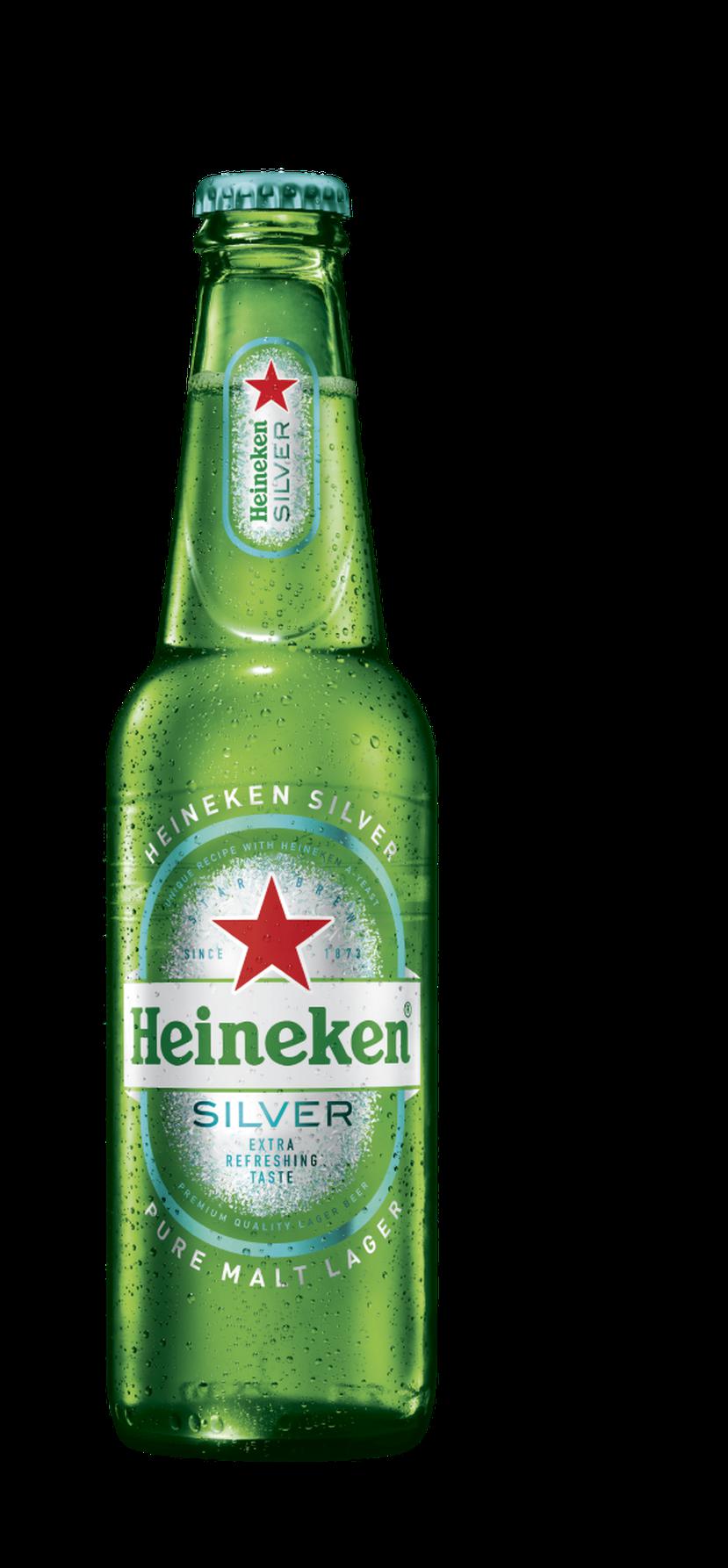 Heineken Silver, importada directamente desde Holanda.