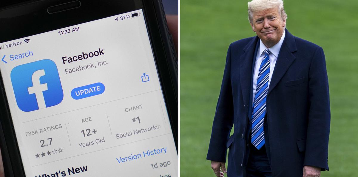 Facebook suspende por dos años a Donald Trump