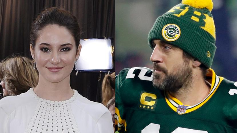 Shailene Woodley, protagonista de las películas "Divergent" y Aaron Rodgers, jugador de los Packers de Green Bay, se comprometieron recientemente.