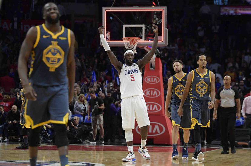 El incidente ocurrió en la derrota de los Warriors contra los Clippers. (AP)