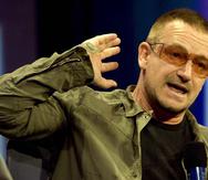 El líder de la banda U2 fundó "ONE" en el 2004 para luchar contra la pobreza y prevenir enfermedades. (EFE)