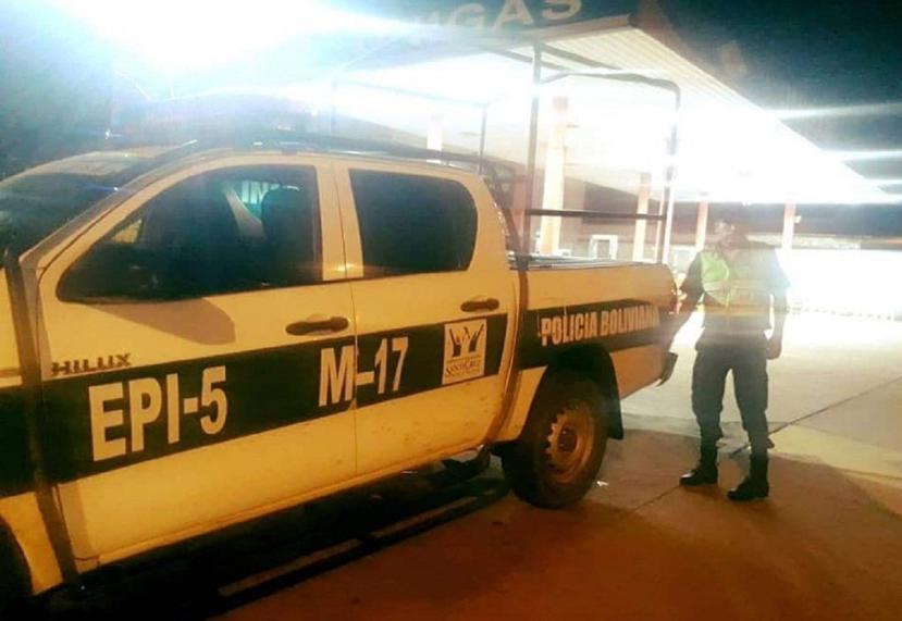 La Policía boliviana aplicó un plan de rastreo que halló el vehículo en el que el exrey de belleza pretendía escapar. (Policía de Bolivia)