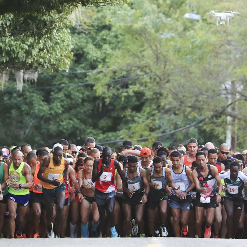 El tradicional medio maratón San Blas se corrió el año pasado pero de manera virtual, con pequeños grupos de atletas que completaron la ruta en distintos días.