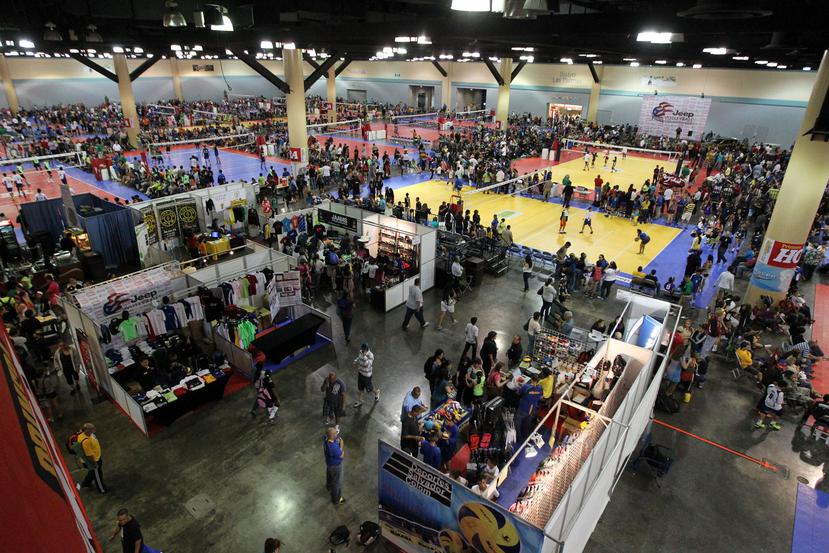 Imagen de archivo de un torneo de voleibol celebrado en el Centro de Convenciones.