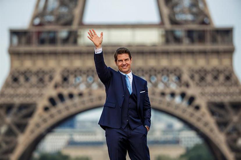 Tom Cruise llevó la alfombra roja a París para la presentación de su nueva cinta. (EFE)