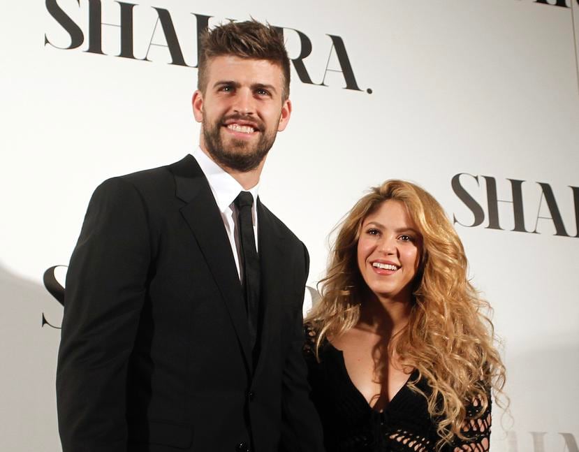 Foto de archivo de la cantante colombiana Shakira y el futbolista español Gerard Piqué.