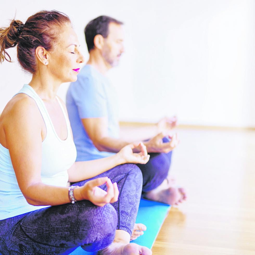 La respiración es vital en los ejercicios de yoga.