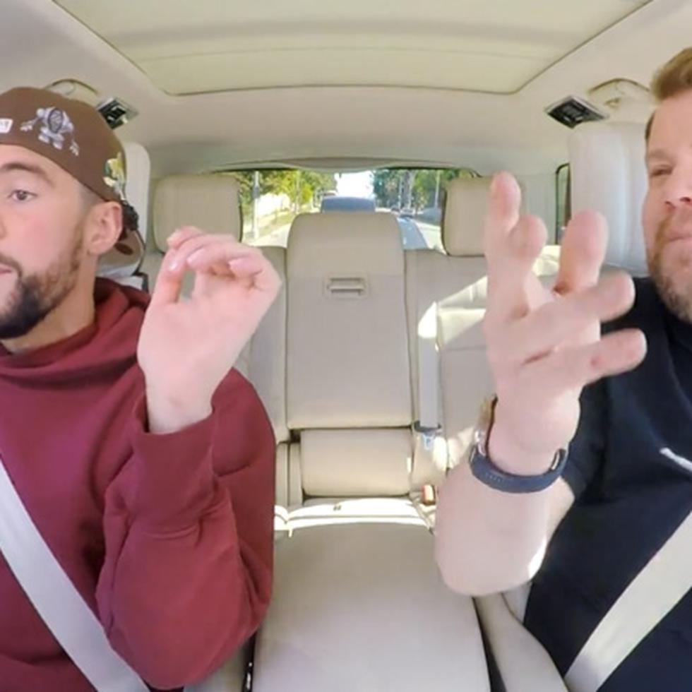 Bad Bunny participará del “Carpool Karaoke” con el comediante James Corden