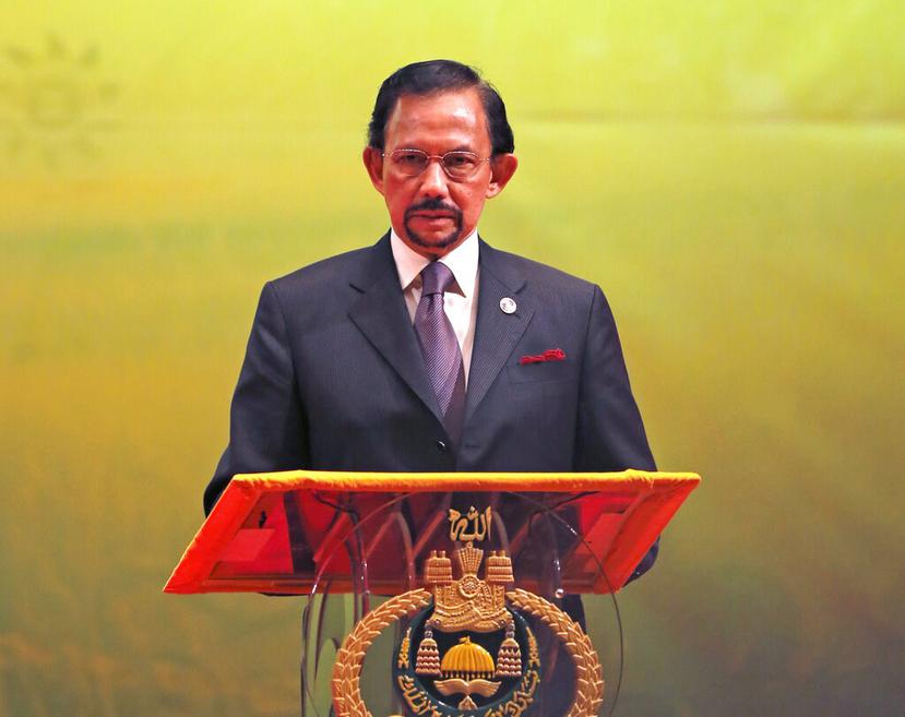 El sultán de Brunei Hassanal Bolkiah, quien ejerce de máximo representante del islam en el país. (AP)