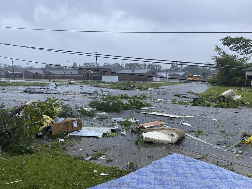 Los estragos de la tormenta tropical Claudette en Alabama.