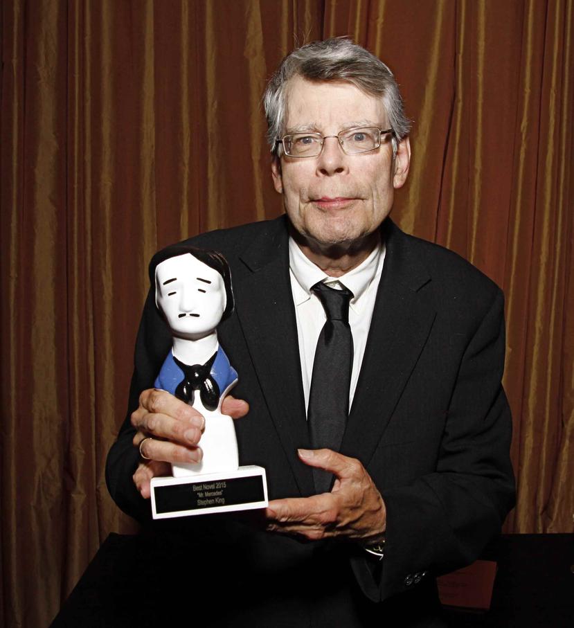 King fue uno de los ganadores de la 69 edición anual de los Premios Edgar, entregados por los Escritores de Misterio de Estados Unidos. (AP)