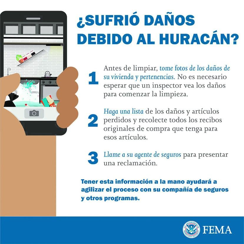 Los afectados pueden solicitar asistencia de FEMA a través de www.DisasterAssistance.gov/es, llamando al 1-800-621-3362.