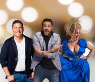 Raymond Arrieta de Telemundo, Francis Rosas de TeleOnce y Angelique "Burbu" Burgos de Wapa Televisión se destacan como presentadores en la televisión puertorriqueña.