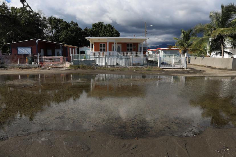 Tras el terremoto del 7 de enero, el mar inundó la comunidad El Faro.