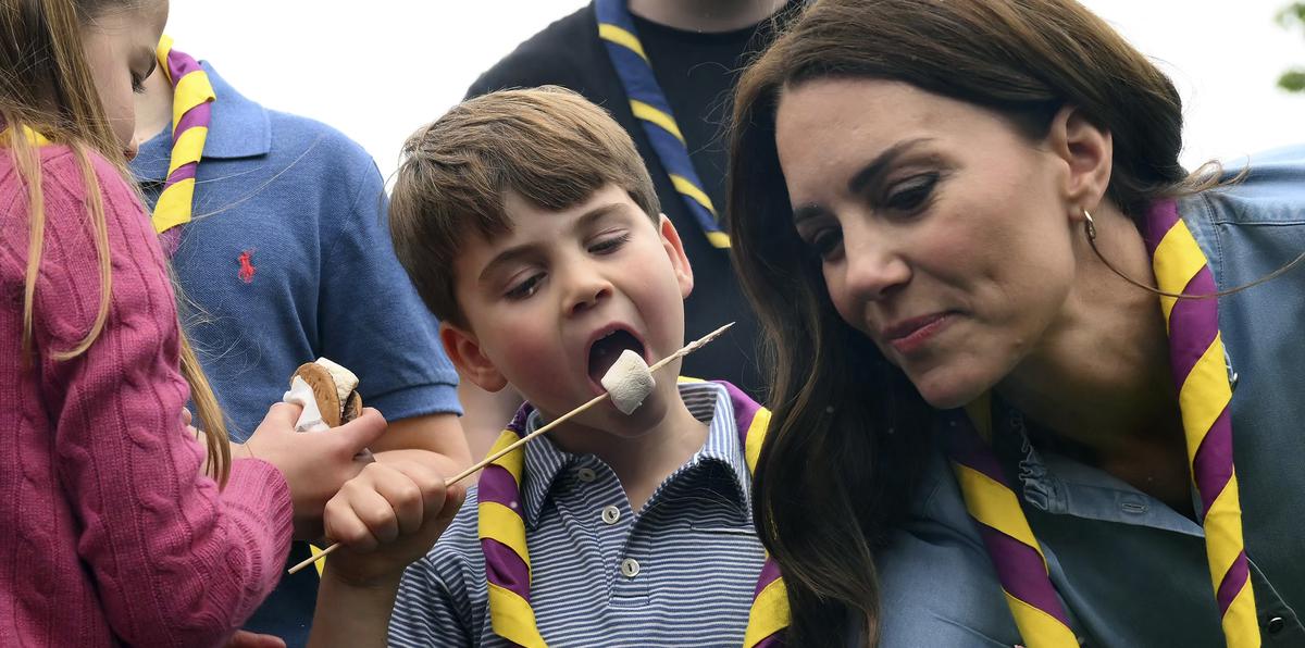 El príncipe Louis es el hijo menor de los príncipes de gales, Kate Middleton y William.
