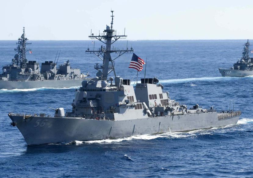 Es el segundo choque que involucra a un buque de la 7ma flota de la Armada en el Océano Pacífico en los últimos dos meses. (EFE / EPA / MCSN Cheng S. Yang)