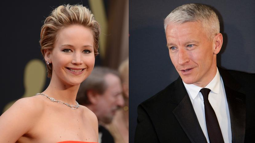 La actriz Jennifer Lawrence le dejó saber al periodista Anderson Cooper que su caída en el 2013 no fue fingida.