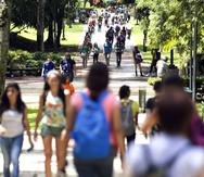 Las instituciones de educación superior en Puerto Rico retomaron a partir de agosto las clases presenciales, tras el cierre decretado por la pandemia de COVID-19, pero aun se ofrecen muchos cursos a distancia.
