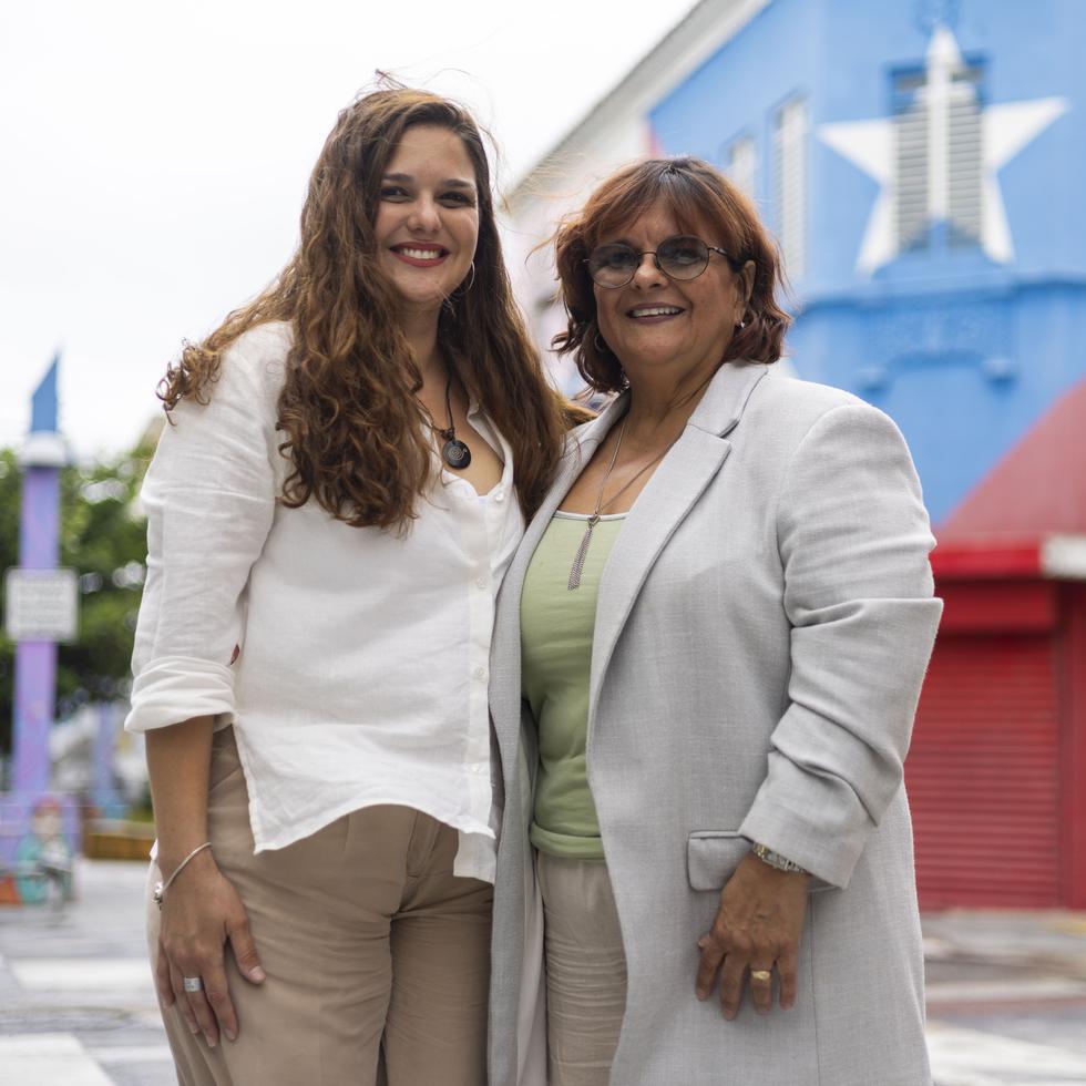 Juliana Ortiz Rodríguez y Julia Rita Rodríguez Sánchez evitan mencionar que son madre e hija, mientras hacen campaña, porque manejan sus candidaturas de forma independiente.