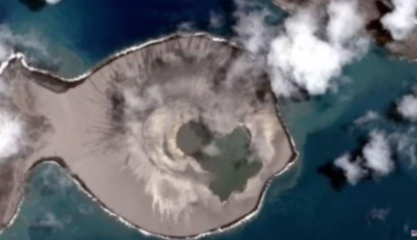 La isla de encontraba a unos 4.5 pies sobre el nivel del mar. (YouTube / The Real Thing)