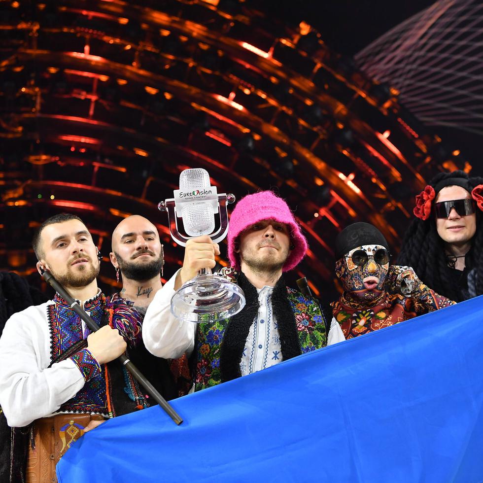 Imagen de Kalush Orchestra, el grupo ucraniano vencedor en Eurovision 2022 EFE/EPA/ALESSANDRO DI MARCO ATTENTION: This Image is part of a PHOTO SET *** Local Caption *** 57678978[ATTENTION: This Image is part of a PHOTO SET]
