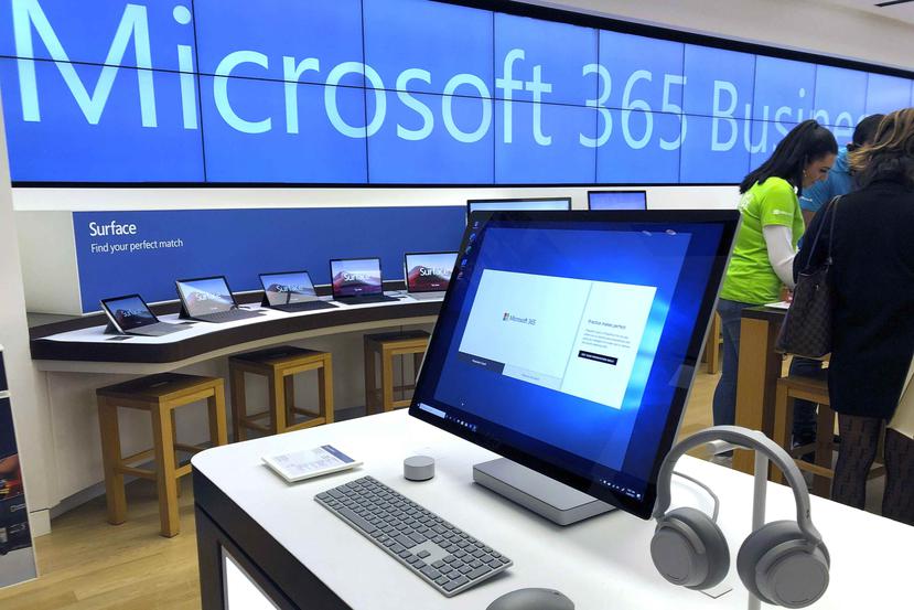 Microsoft había previsto que obtendría entre $10,750 y $11, 150 millones en ingresos en su segmento de computación personal en el trimestre de enero a marzo. (AP)