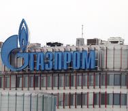Oficina de Gazprom en San Petersburgo, Rusia.