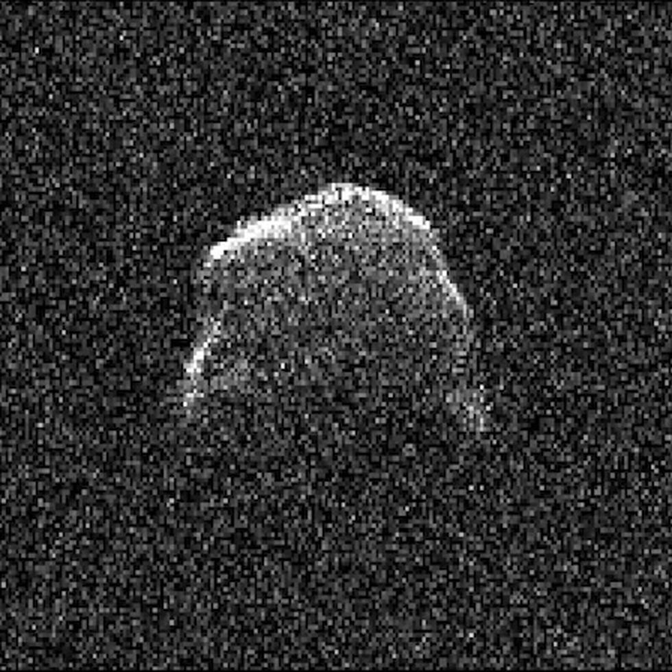 Imagen del asteroide 2016 AJ193 que pasó cerca de la Tierra.