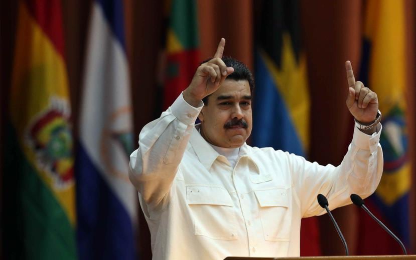 El presidente venezolano hizo siete aumentos salariales en el 2017. (EFE / Alejandro Ernesto)