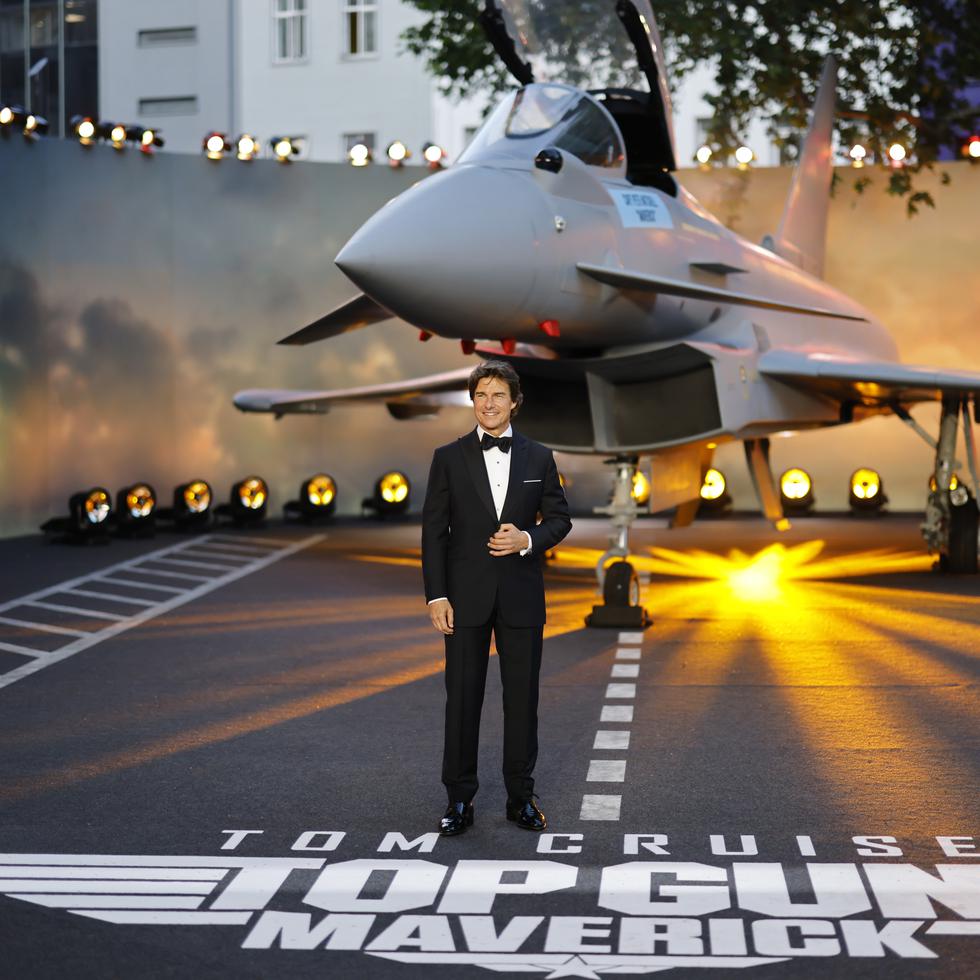 Tom Cruise, de 59 años, protagoniza la película "Top Gun: Maverick".