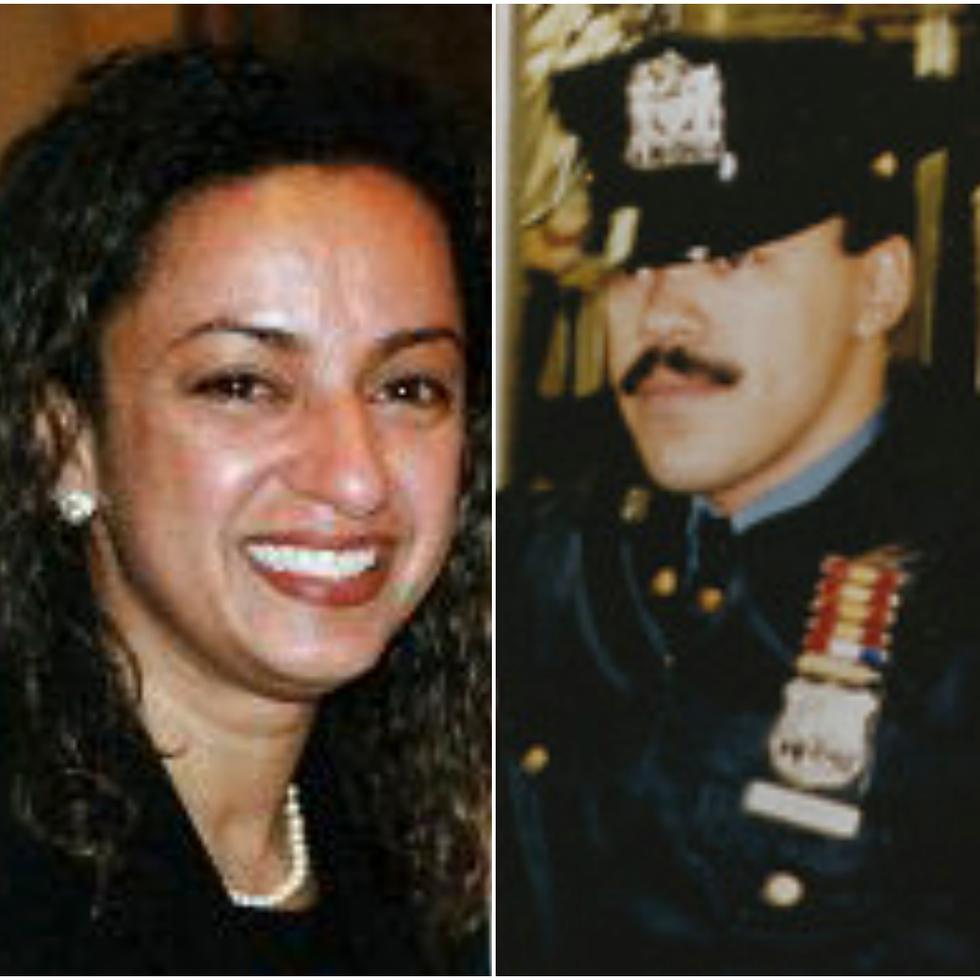 Fotomontaje de dos rostros de puertorriqueños que fallecieron en los ataques terroristas del 11 de septiembre de 2001.